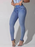 Calça Jeans Skinny Feminina – Cintura Alta